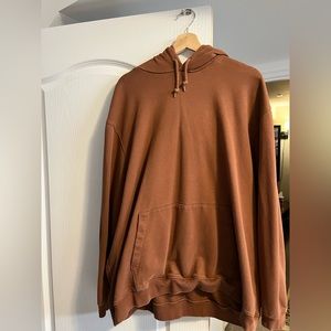 GAP Men’s Plain Hoodie (Chocolate Brown) XXL